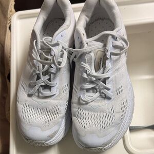 Hoka White Running Shoes